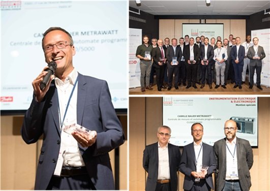 Camille Bauer Metrawatt AG receives award in France CENTRAX CU named as innovative product